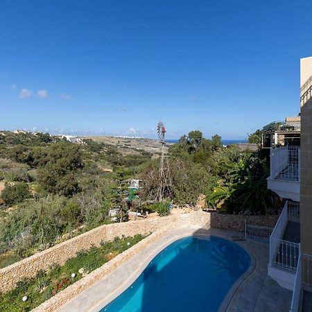 Gozo - Apartment With Stunning Views & Shared Pool Xagħra Exteriör bild