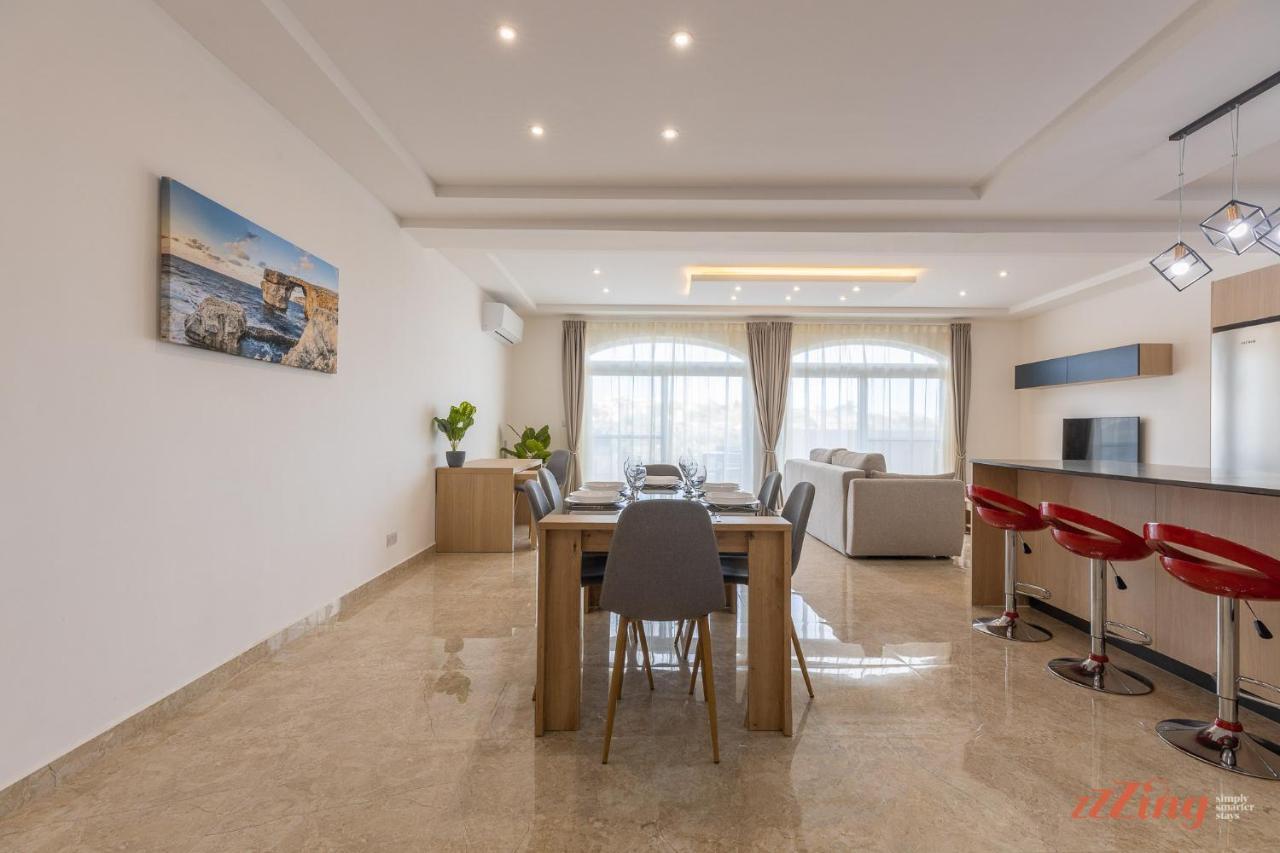 Gozo - Apartment With Stunning Views & Shared Pool Xagħra Exteriör bild